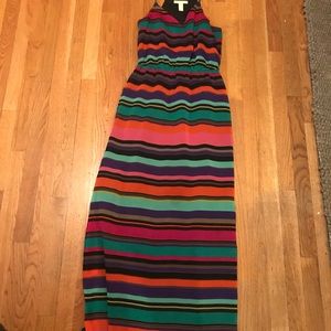 Banana Republic Striped Maxi Dress